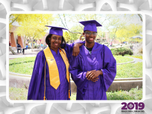 2019 Family Grads: Linda Houston and Keenan Andrus