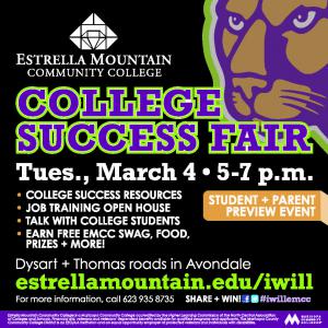 College Success Fair ad