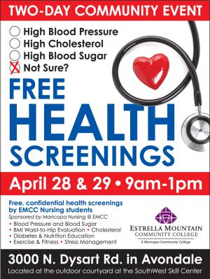 Health Screening Poster