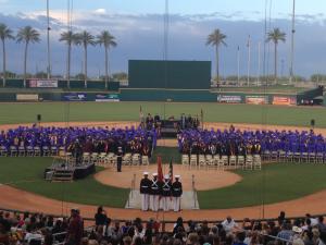 EMCC commencement at Goodyear Ballpark