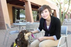 Lisette Borja and Chloe