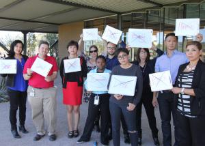 EMCC students, alumni and employees speak out against derogatory language as part of the I Am Human campaign.