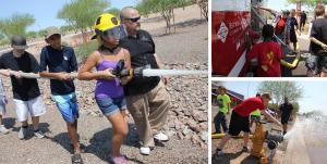 Kid's College Fire Academy offers children first-hand experience into the world of firefighting and emergency services.