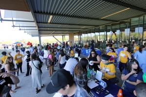 Student Success Fair in plaza